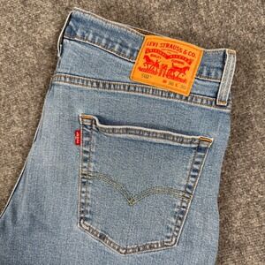 Levi Strauss & Co 502 Pants 36Wx30L Blue Wash 23" Inseam Straight Leg Jeans Mens